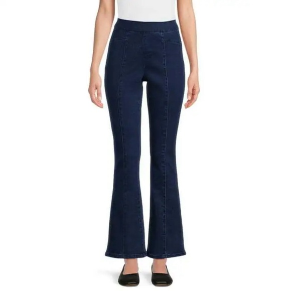 No Boundaries Juniors Seamed Pull On Flare Jeggings - Picture 4 of 8